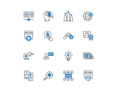 Seo & Internet Marketing Icons business icon icon design icon set icons illustration internet marketing search engine optimization seo ui vector