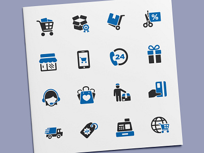 Shopping & Ecommerce Icons business ecommerce icon icon design icon set icons illustration shopping ui vector