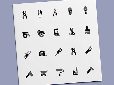 Tools & Equipment Icons building construction equipment icon icon design icon set icons illustration tool tools ui vector