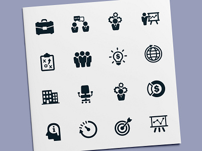 Business Management Icons business businessman finance icon icon design icon set icons illustration management startup ui vector