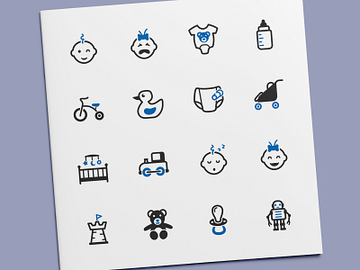 Baby & Toys Icons