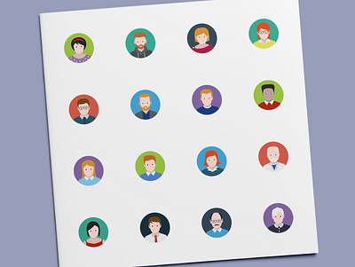 Avatar Icons account avatar face icon icon design icon set icons people person profile user