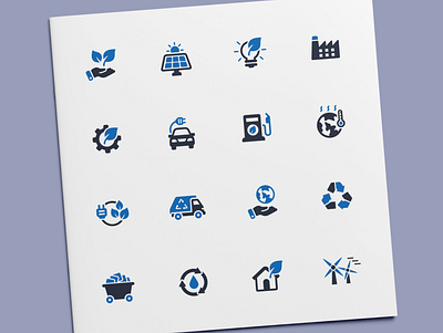 Ecology Icons eco ecology green icon icon design icon set icons power recycle recycling reuse