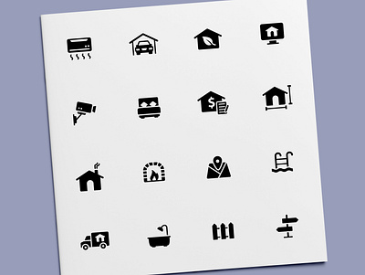 Real Estate Icons furniture home house icon icon design icon set icons mortgage property real estate