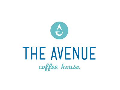 The Avenue Coffee House branding coffee logo mark