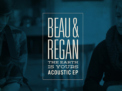 Beau & Regan Album Cover album art cover typography
