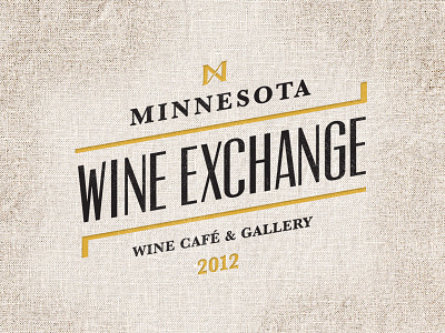 Minnesota Wine Exchange branding identity logo