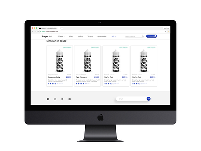 Ecommerce Vape Website design ecommerce ecommerce design flat minimal typography ui ux web website