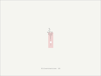 Illustration 12 design enlightenment flower illustration logo minimal minimalism illustration minimalistic shape vector