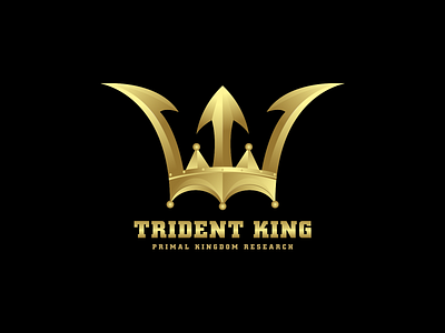 Trident King Logo Design