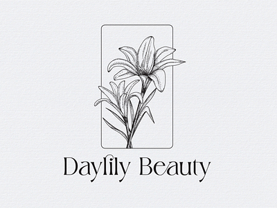 Daylily Beauty Logo Design brand guide brand guideline brand identity branding day lily daylily daylily flower daylily logo design floral flower logo graphic design hand drawn hand drawn logo illustration logo logo design vintage vintage logo