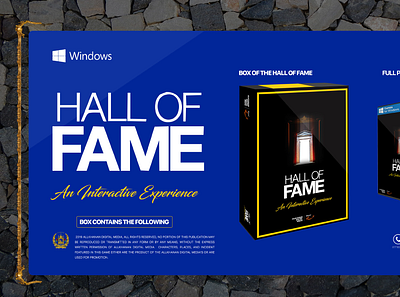 Hall of Fame (The Game) 3d animation branding design graphic design illustration logo motion graphics ui vector