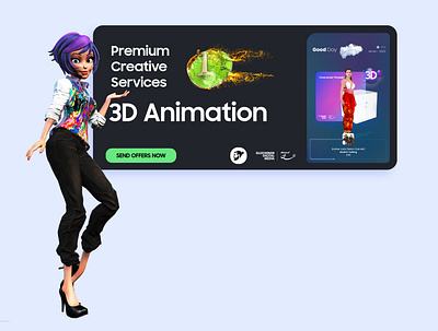 3D Animation 3d animation branding design graphic design illustration logo motion graphics ui vector