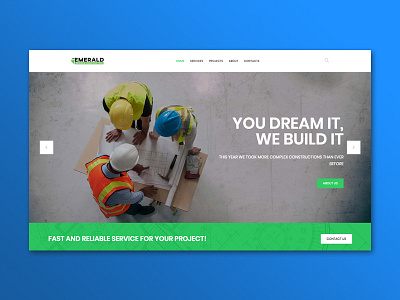 Emerald Website responsive web design webdesign website