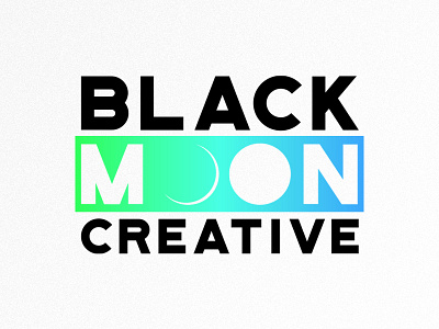 Black Moon Creative Logo branding logo typography