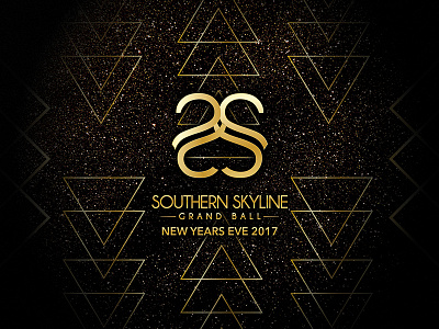 Southern Skyline Grand Ball branding concert event branding festival logo design