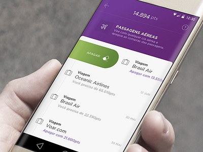 Nubank Rewards UI - Sneak peek bank banking benefits credit card fintech mobile points rewards