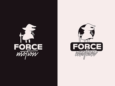 Force motion logo concept animation branding design illustration illustrator logo vector