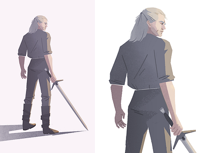 Geralt of Rivia character character design digital illustration fanart fantasy geralt illustration netflix the witcher witcher