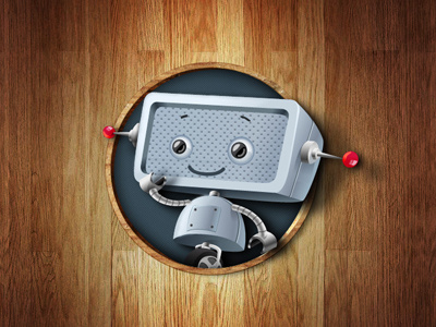 Robot icon icon app robot logo ui illustrator
