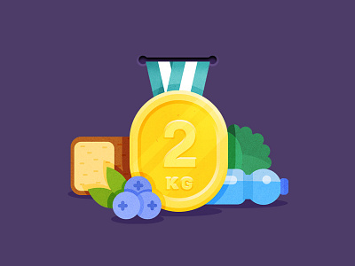 badge for health app - 2kg app badge health
