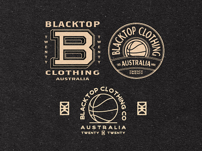 Blacktop Clothing Logo Exploration advertising badge design brand identity brand strategy branding design illustration logo logo lockups logodesign merchandise sport branding sports branding
