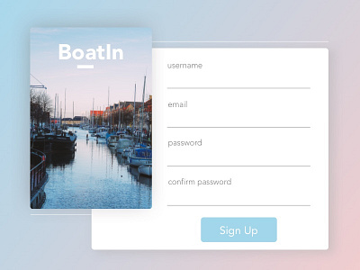 Sign Up #001 (Daily UI Challenge) 001 dailyui