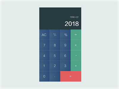 Dailyui004 - Calculator
