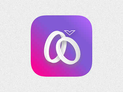 Dailyui005 - App icon app dailyui dailyui005 icon ring wedding