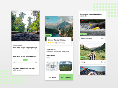 Outdoor For Cheap activities app challenge design green ios outdoor sketch user experience