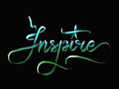 Lettering Sessions - Triangle #1 - Inspire