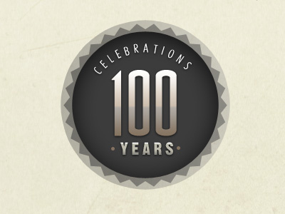 100 years 100 years badge celebration