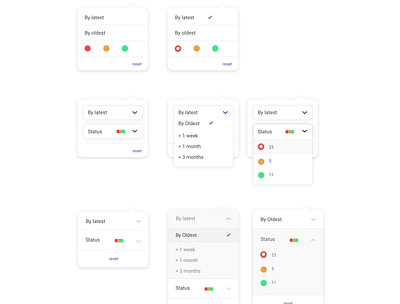 Working out filters! dropdowns filtering