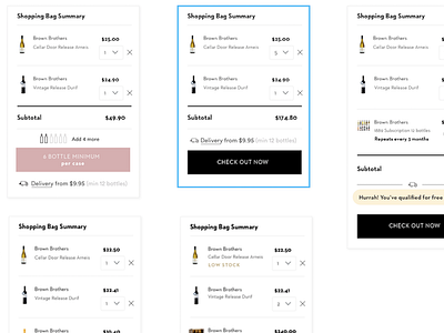 Cart scenarios