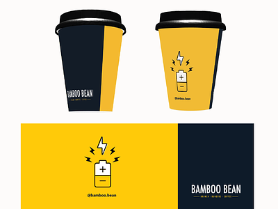 Coffee cup graphic for a friend's cafe