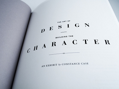 The Art of Design Exhibition Catalog