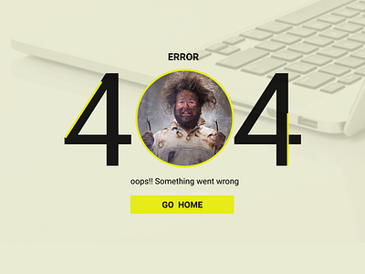 Error 404 Daily UI #008 app clean concept dailyui design ui ux web