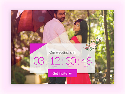 Count Down Timer #014 Daily UI branding challenge concept countdown daily ui dailyui design dribbble ui uiux ux