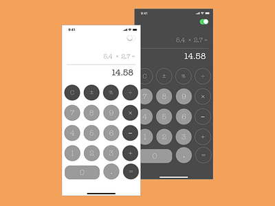 Daily UI #004 Calculator 004 calculator daily 100 challenge daily ui dailyui design ui ui deisgn