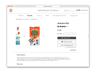 Daily UI #012 E-Commerce Shop - Single Item