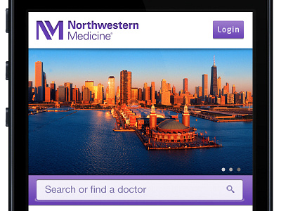 Top Secret NorthWestern Medicine Web App digital design medical mobile search icon ui design ux design web web app web design