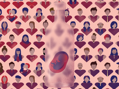 "It doesn't matter where we're from, we're all human" absolut contest absolut vodka chalenge gradient design graphic illustration texture
