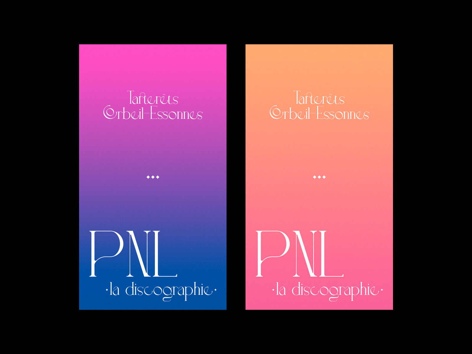 PNL - la discographie artdirection digitaldesign graphicdesign lettering music pnl