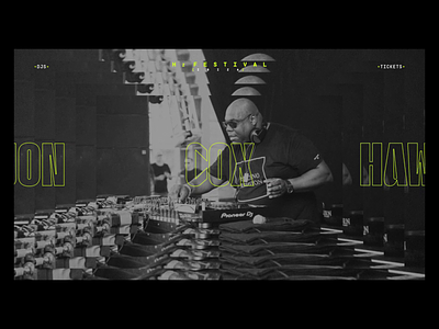 Hz FESTIVAL acid aftereffects animation blackandwhite carlcox design dj graphicdesign interaction interactive interface minimal music noise perspective typography ui ux webdesign