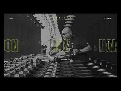 Hz FESTIVAL acid aftereffects animation blackandwhite carlcox design dj graphicdesign interaction interactive interface minimal music noise perspective typography ui ux webdesign
