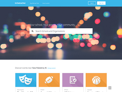 Ticketracker Homepage