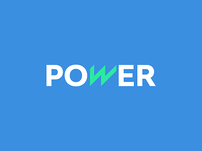 Power Concept Rebound bolt eco electricity energy green identity lightning logo power yellow