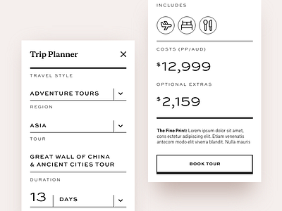 Trip Planner icons luxury plan plane simple tag travel trip type ui