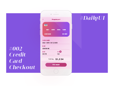 Daily UI #002 Credit Card Checkout