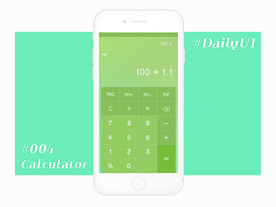 Daily UI #004 Calculator